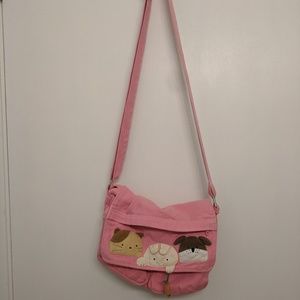 VERY CUTE KAWAII PINK MESSENGER BAG
